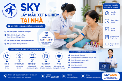 LẤY MÁU XÉT NGHIỆM TẠI NHÀ